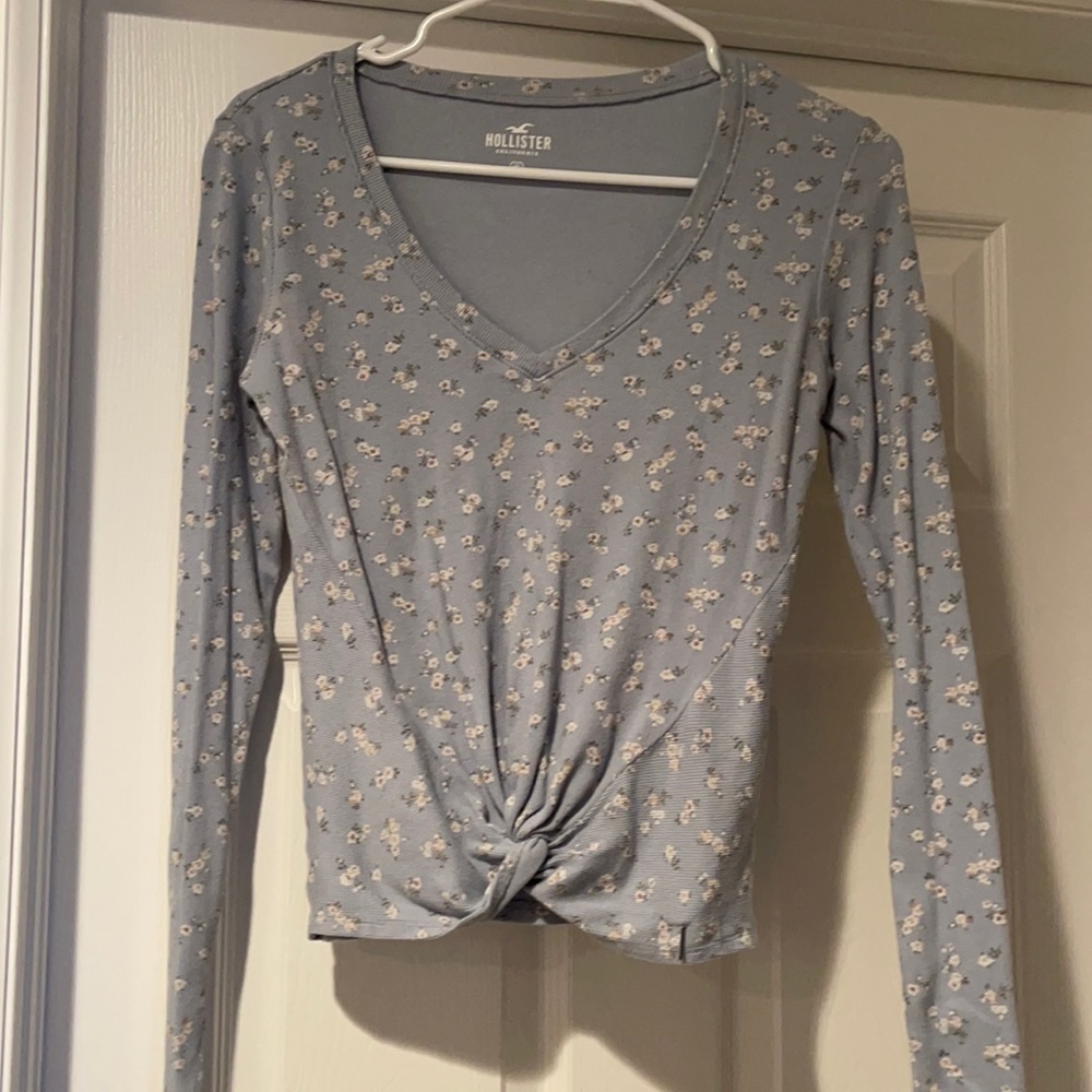 Floral long sleeve top
